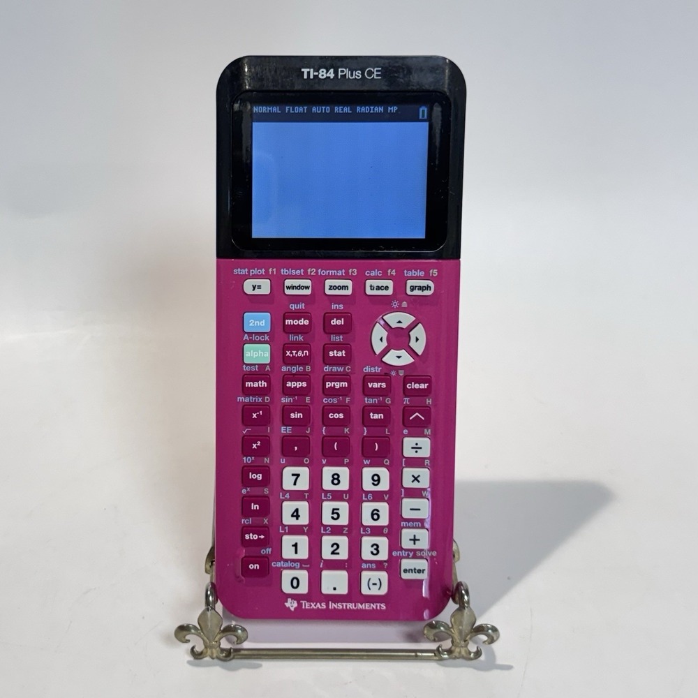 Texas Instruments TI-84 Plus CE Pink Scientific Graphing Calculator Works